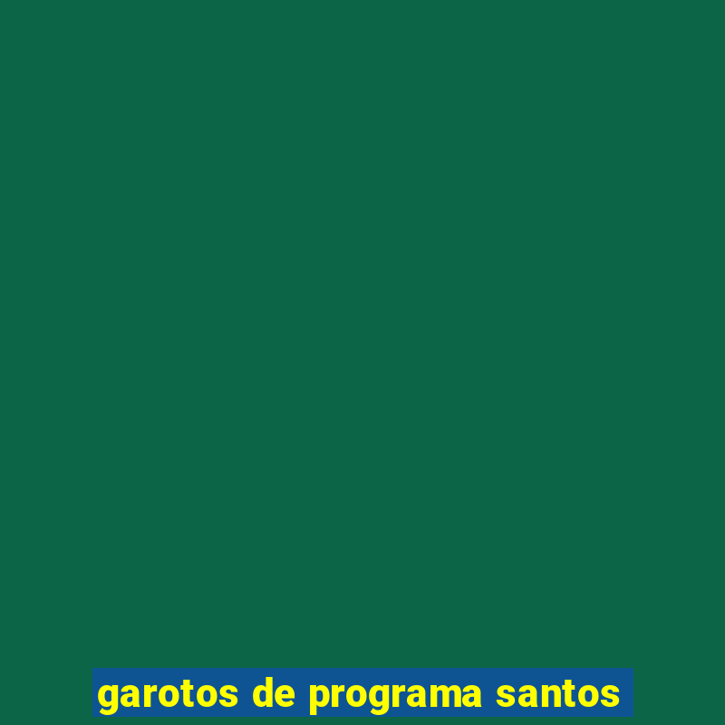 garotos de programa santos